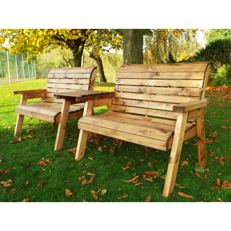 Sol 72 Outdoor Pacheco Wooden Love Seat Wayfair.co.uk